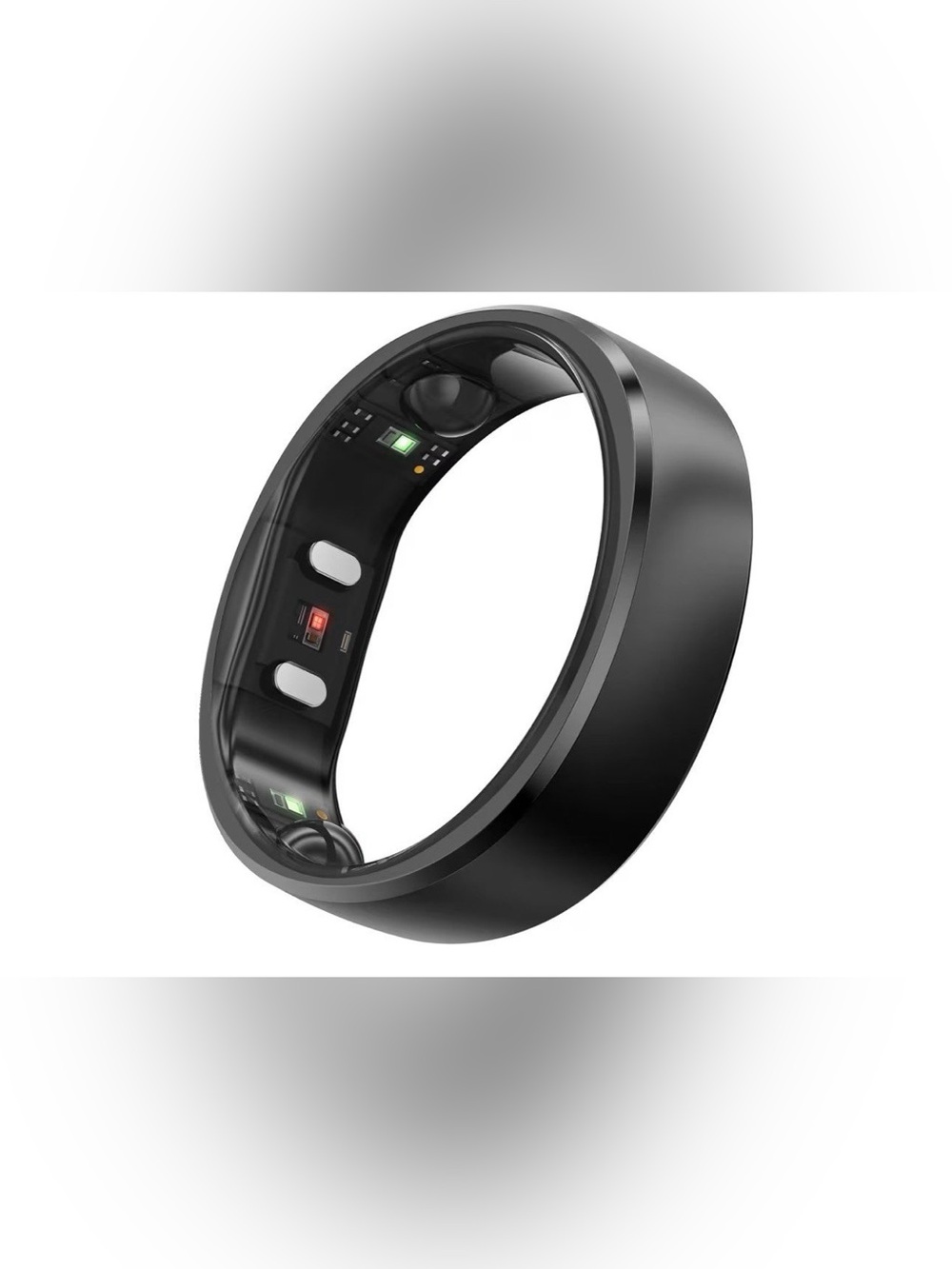 RingConn Gen 2 Smart Ring - Sleep Apnea Monitoring(Black, Size 7)